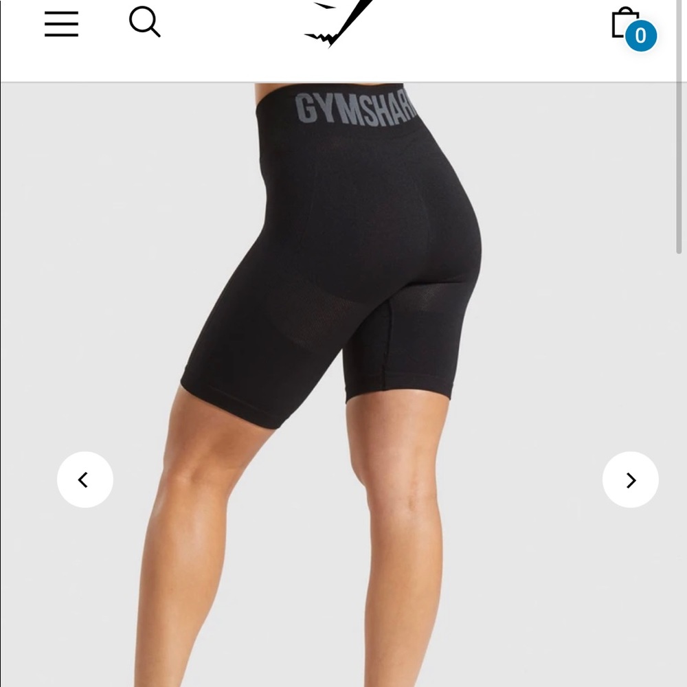 Gymshark flex cycling shorts (out of stock onsite)